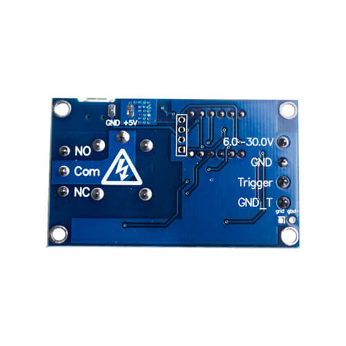 1-Channel Relay Module with Adjustable Timing Cycle 6-30V