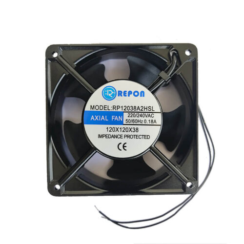 220V AC 4 Inch Square Cooling Fan 12038